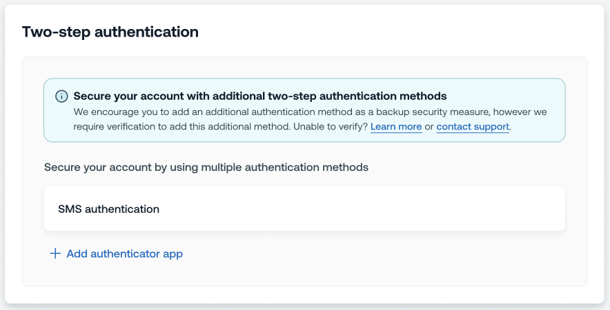 How to add an authenticator app as a verification method – Weel Help Centre